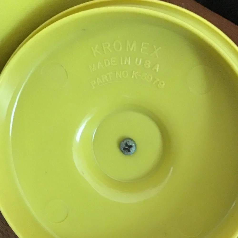 Kromex aluminum canister. Vintage